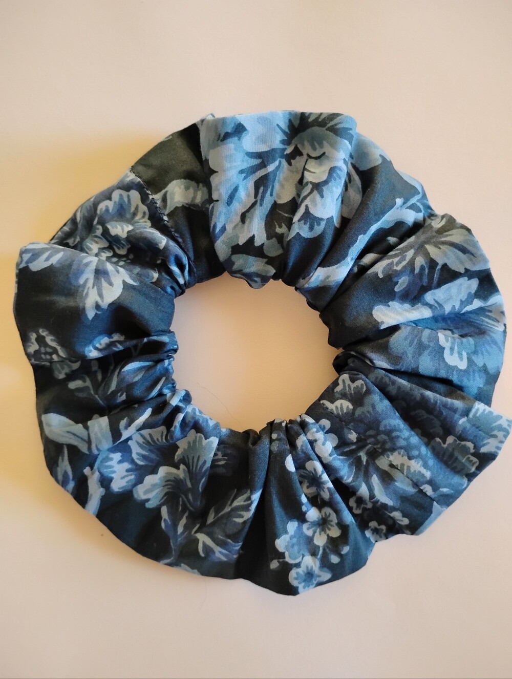 Liberty Art Fabric Tana Lawn Scrunchie Regency Trail Bridgerton Bespoke Blue